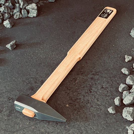 Holzgriff Falzeisen Stempelhammer